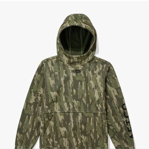Aftco Boys Hoodie, Youth Large, Olive Camo